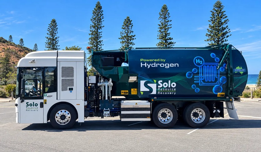 Pure One hydrogen trucks begin council waste collection trials in NSW, Australia