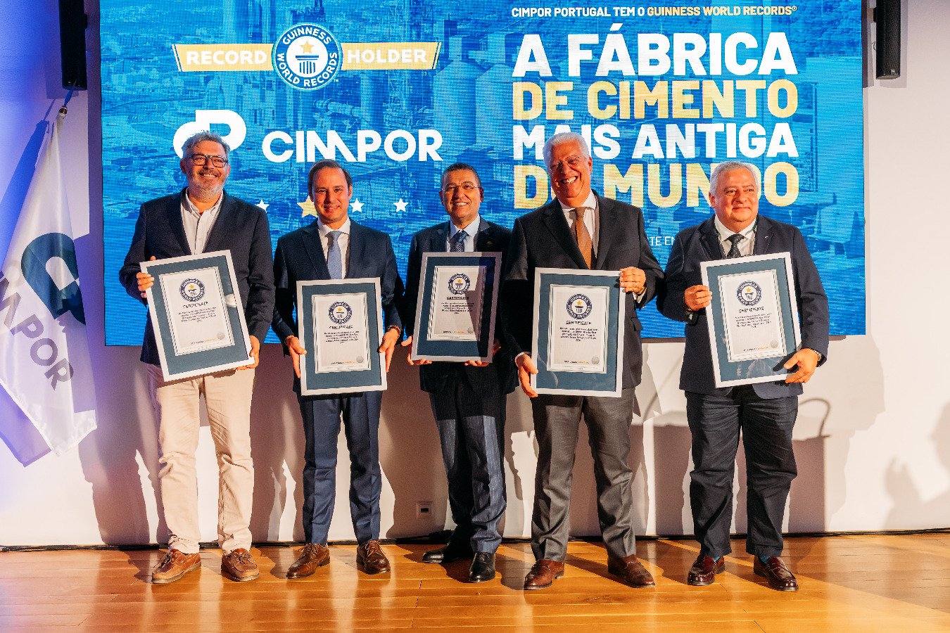 CIMPOR’s Alhandra plant enters the Guinness World Records™ as the world’s oldest cement plant 